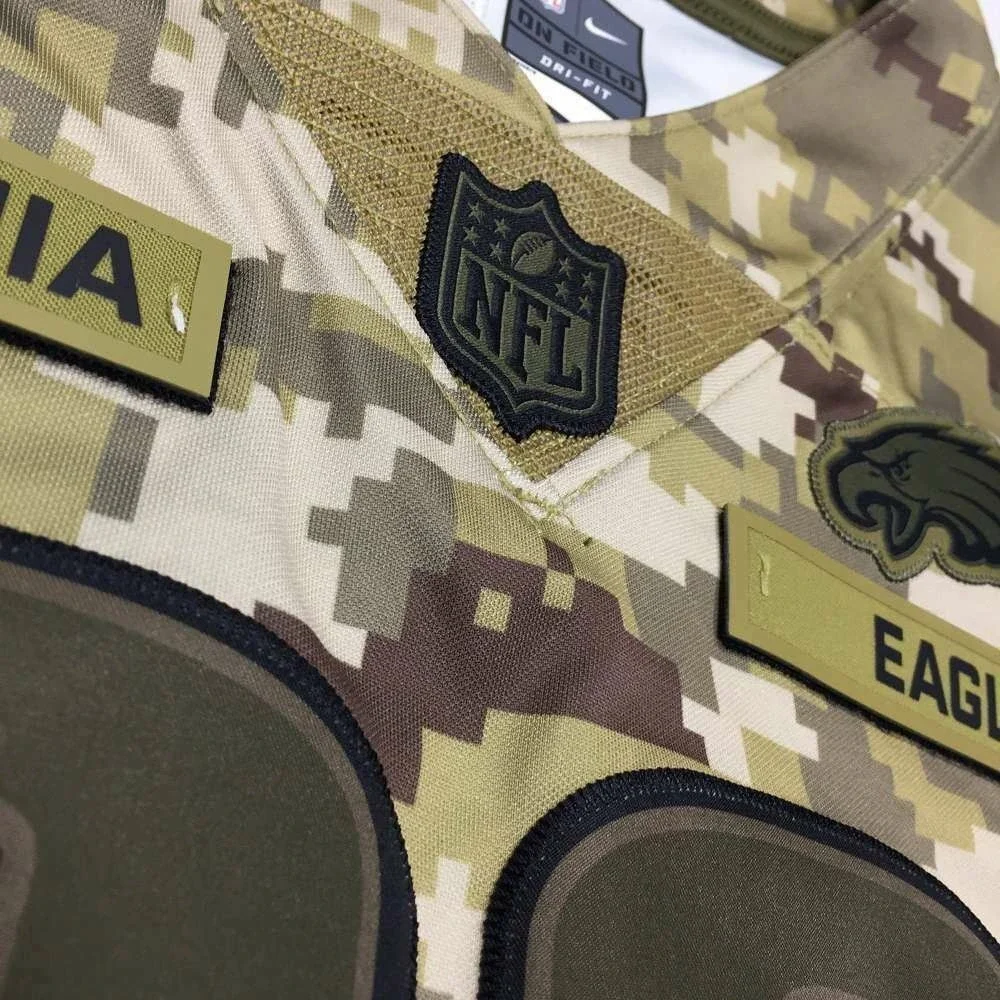 Zach Ertz Philadelphia Eagles‎ Jersey M Salute to Service Camo NFL Women $170